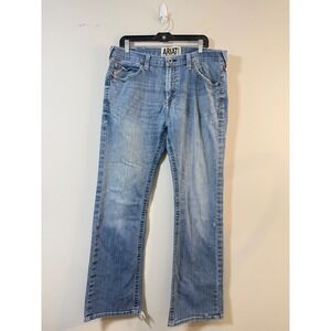Ariat M7 Rocker Boot Cut Jeans Blue Denim Stretch Mens 38x34 10020790